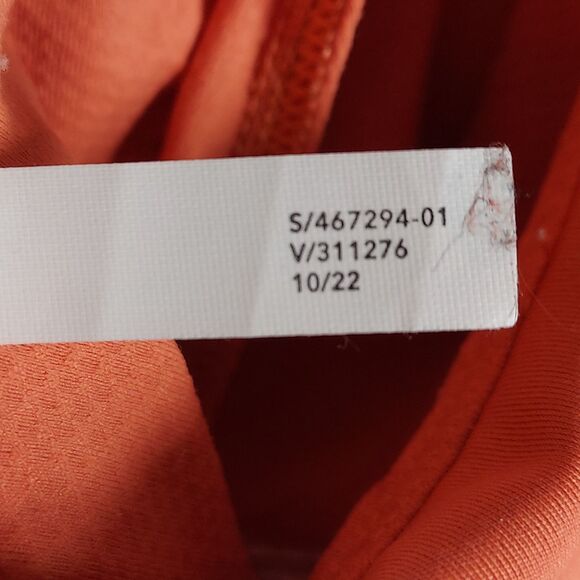 Athleta Women’s M Orange Crop Tank High Neck Racer‑Back Activewear - Picture 10 of 14